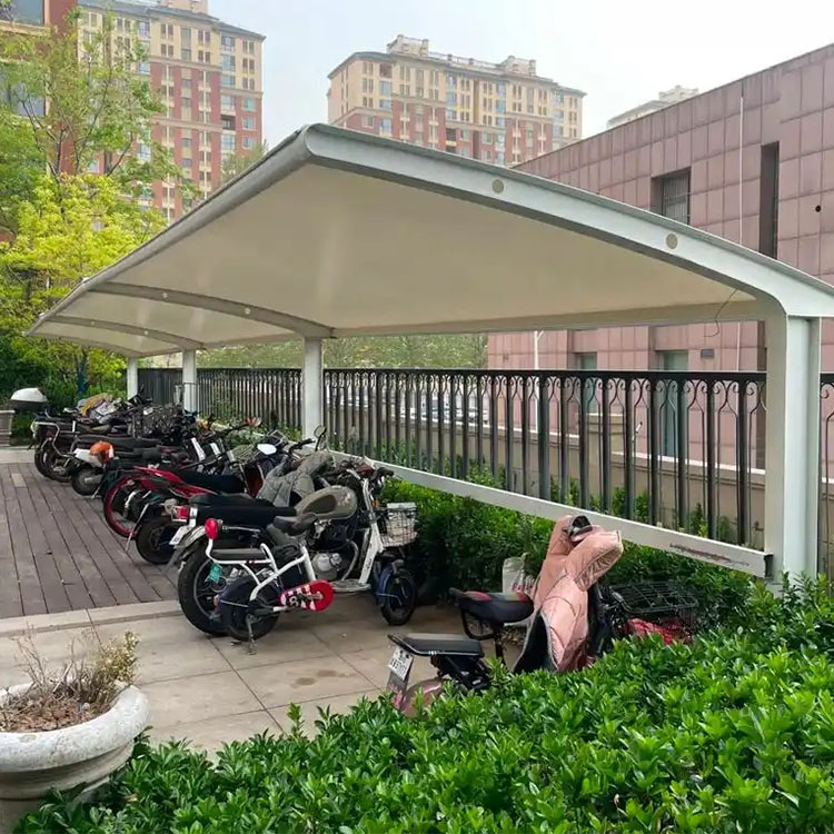 吉林膜结构电动车棚